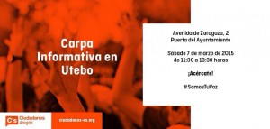 Carpa Informativa en Utebo