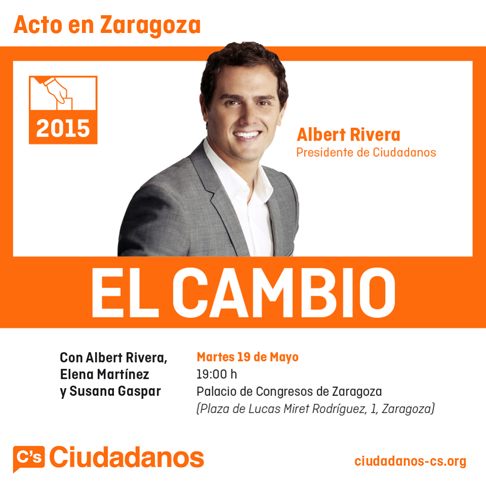 Albert Rivera en Zaragoza