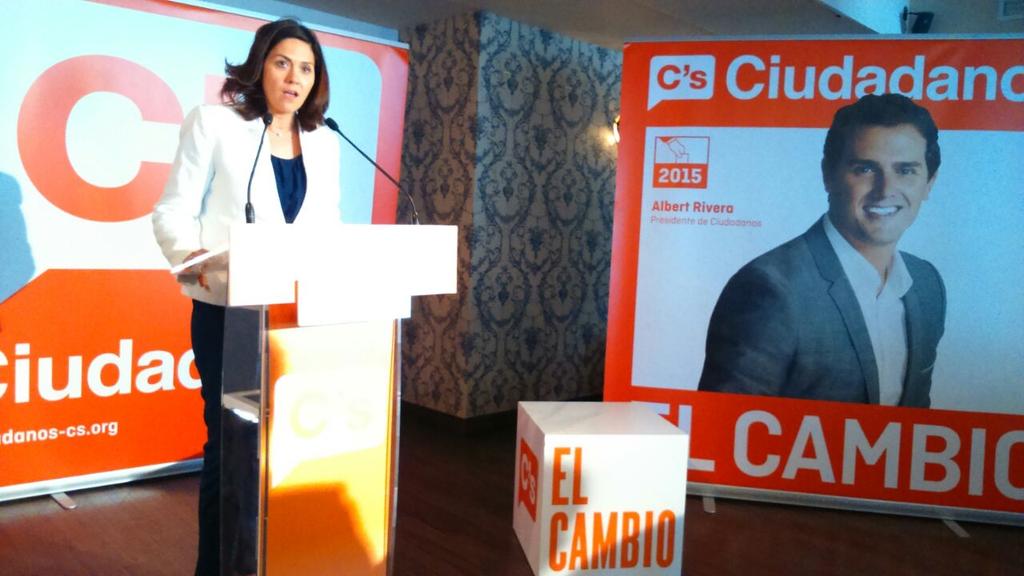 Susana Gaspar, durante el balance de la campaña electoral