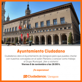 Ciudadanos (C's) Zaragoza rinde cuentas ante los zaragozanos