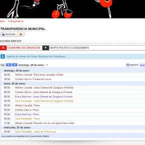Ciudadanos (C's) Zaragoza, primer grupo de la oposición con agenda pública y espacio propio en la web del Ayuntamiento