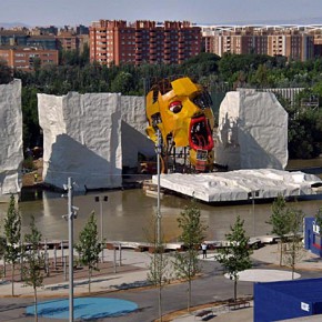 Ciudadanos (C's) Zaragoza pide la retirada del cauce del Ebro de todos los restos del espectáculo Iceberg