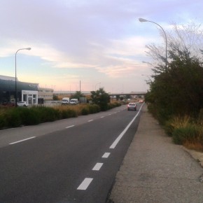 C’s denuncia que el estado de abandono de la antigua carretera de Madrid a su paso por el término municipal de Zaragoza  afecta  a la seguridad vial