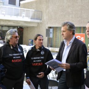 Joaquín Moreno: “Con Ciudadanos en el Gobierno se acabarán las diferencias salariales entre agentes de nuestras Fuerzas y Cuerpos de Seguridad” Joaquín Moreno: “Con Ciudadanos en el Gobierno se acabarán las diferencias salariales entre agentes de nuestras Fuerzas y Cuerpos de Seguridad”