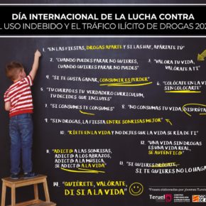 El Ayuntamiento de Teruel se suma al Día Internacional contra la Droga El Ayuntamiento de Teruel se suma al Día Internacional contra la Droga