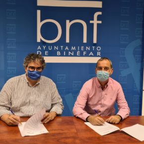 Ciudadanos firma el acuerdo para incorporarse al equipo de gobierno del Ayuntamiento de Binéfar