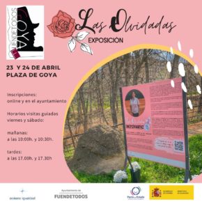 Fuendetodos reivindica la labor de científicas, escritoras y mujeres ilustres en la exposición ‘Las olvidadas’ Fuendetodos reivindica la labor de científicas, escritoras y mujeres ilustres en la exposición ‘Las olvidadas’