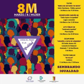 Arrancan las actividades para conmemorar el 8M, Día Internacional de la Mujer