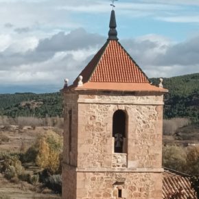 Concluyen las obras de restauración de la torre de la Iglesia de la Transfiguración del Señor de Jaraba