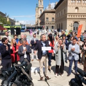 Vázquez: "Aragón merece soluciones a sus problemas reales, no ser el peaje de nadie en su camino hacia la Moncloa"